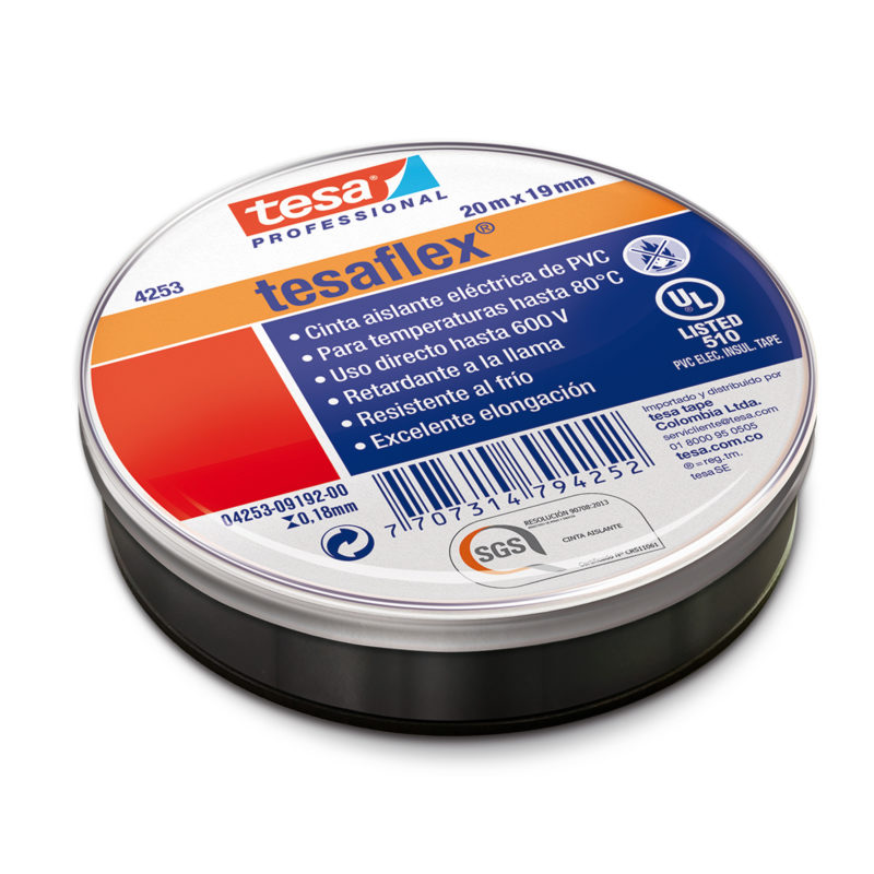 TESA CINTA AISLANTE 5MX18MM x 120 UNIDADES